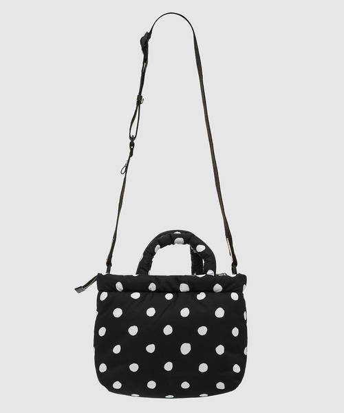 MARNI（マルニ）の「DOT Puff / トートバッグミニ（トートバッグ・レディース・ブラック・ONE SIZE）」の2枚目の写真