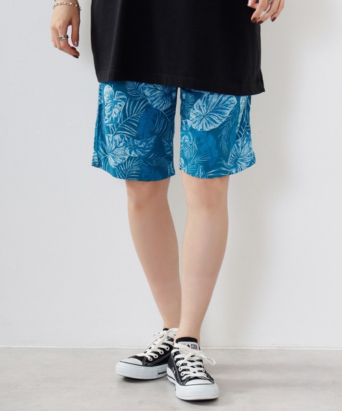 ACE(エース)の「ACE アロハ ハーフパンツ(その他パンツ・メンズ・ネイビー/レモンイエロー/ブルー/カーキオリーブ・M/L/LL)」の3枚目の写真