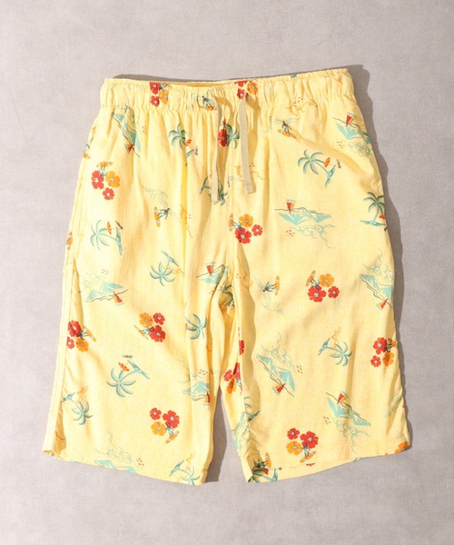 ACE(エース)の「ACE アロハ ハーフパンツ(その他パンツ・メンズ・ネイビー/レモンイエロー/ブルー/カーキオリーブ・M/L/LL)」の4枚目の写真