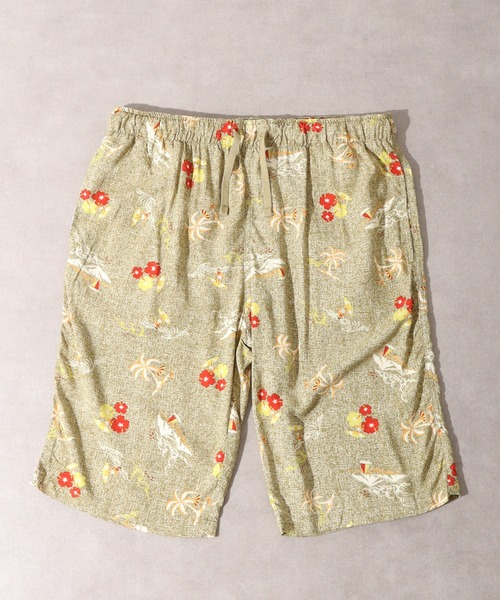 ACE(エース)の「ACE アロハ ハーフパンツ(その他パンツ・メンズ・ネイビー/レモンイエロー/ブルー/カーキオリーブ・M/L/LL)」の5枚目の写真