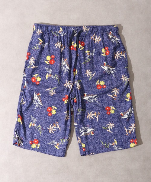 ACE(エース)の「ACE アロハ ハーフパンツ(その他パンツ・メンズ・ネイビー/レモンイエロー/ブルー/カーキオリーブ・M/L/LL)」の7枚目の写真