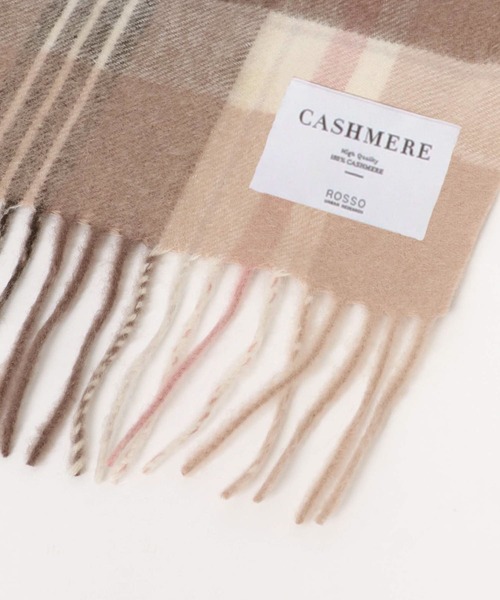 アーバンリサーチロッソ／未使用新品❤️カシミヤ100%マフラー ミルクホワイト セール】カシミヤストール（マフラー）｜URBAN RESEARCH ROSSO