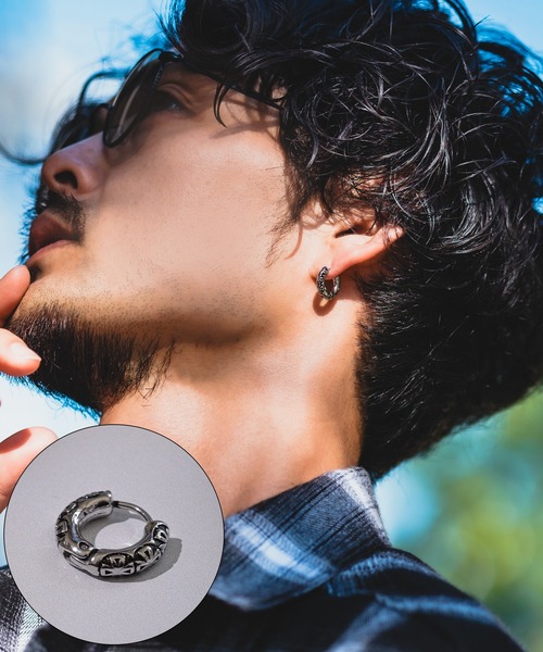 ★★くま★★『à l'appartement』フープピアス(片耳)など3点 くま『à l'appartement』フープピアス(片耳)など3点 フープピアス