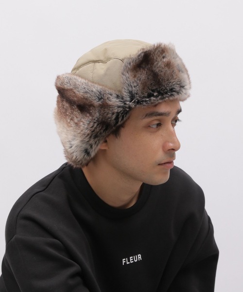 LAKOLE（ラコレ）の「フライトキャップ / 980304（キャップ・メンズ・カーキ/ブラック/ベージュ・9）」の3枚目の写真