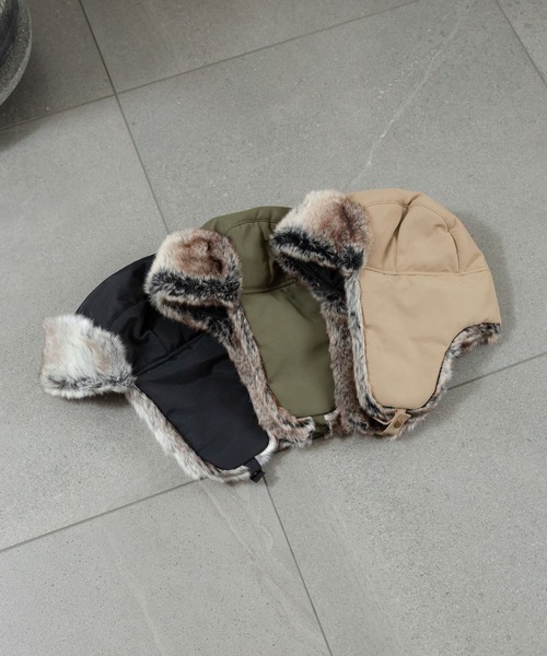 LAKOLE（ラコレ）の「フライトキャップ / 980304（キャップ・メンズ・カーキ/ブラック/ベージュ・9）」の4枚目の写真