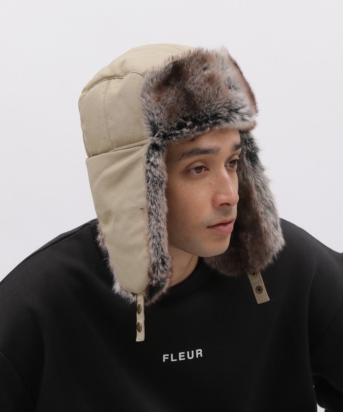 LAKOLE（ラコレ）の「フライトキャップ / 980304（キャップ・メンズ・カーキ/ブラック/ベージュ・9）」の9枚目の写真