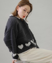 URBAN RESEARCH Sonny Label（アーバンリサーチサニーレーベル）の「ハートニットプルオーバー（ニット/セーター）」