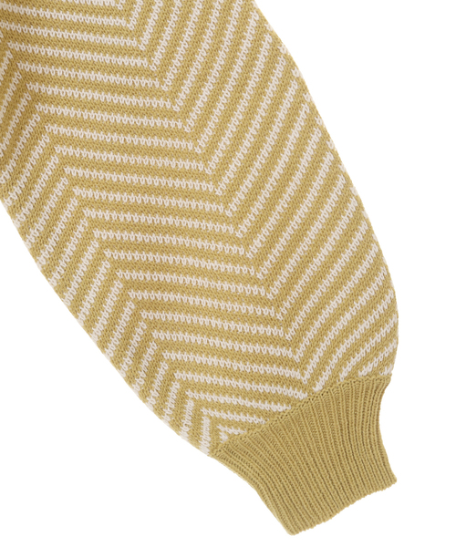 SOFFITTO（ソフィット）の「6Gヘリンボーン柄プルオーバーニット(取り扱い店舗限定)（ニット/セーター・レディース・ベージュ系その他/グリーン系その他/ブラック系その他・FREE）」の6枚目の写真