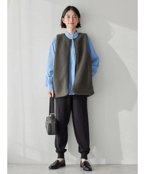 AMERICAN HOLIC(アメリカンホリック)の「バイパチニットジョグパンツ(その他パンツ・レディース・グレー系その他/ブラック・L/M)」の3枚目の写真