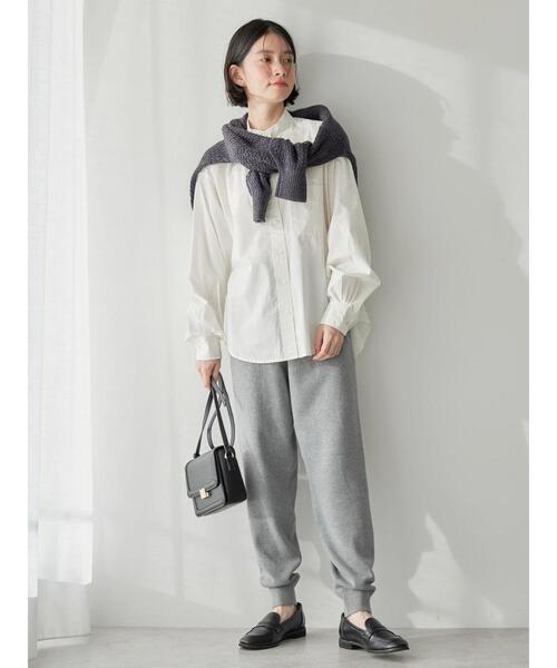 AMERICAN HOLIC(アメリカンホリック)の「バイパチニットジョグパンツ(その他パンツ・レディース・グレー系その他/ブラック・L/M)」の8枚目の写真