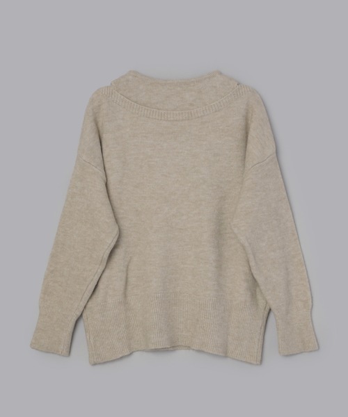 LISETTE 長袖セーター 美品　テオフィラ　プリュヌ LISETTE 長袖セーター 美品 テオフィラ プリュヌ - メルカリ