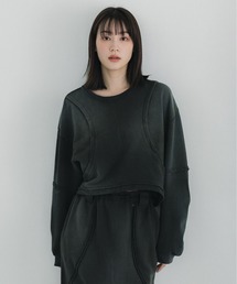ケミカルウォッシュスウェット