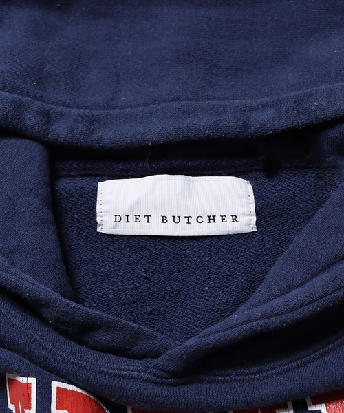 DIET BUTCHER（ダイエットブッチャー）の「DIET BUTCHER/ダイエットブッチャー Vintage hoodie 「Harpy」 フーディー（パーカー・メンズ・バーガンディー/グレー/ネイビー・1/2/3）」の5枚目の写真