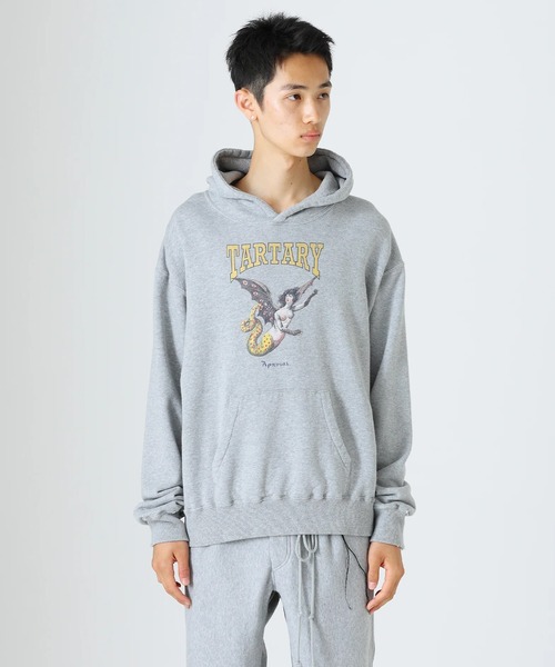 DIET BUTCHER（ダイエットブッチャー）の「DIET BUTCHER/ダイエットブッチャー Vintage hoodie 「Harpy」 フーディー（パーカー・メンズ・バーガンディー/グレー/ネイビー・1/2/3）」の10枚目の写真