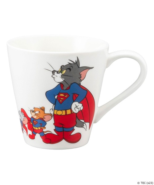 Tom＆Jerry（トムアンドジェリー）の「【公式】トムとジェリー　マグカップ　マッシュアップ（グラス/マグカップ/タンブラー・レディース・レッド/ブルー/G/H/R/S・FREE）」の2枚目の写真
