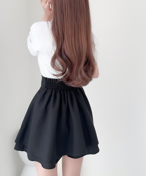 mily bilet(ミウィビレット)の「【mily bilet】メリハリのあるルックスが叶う。スリットデザインスカパン(スカート・レディース・グレー/ブラック・LARGE/MEDIUM/SMALL/X-LARGE)」の14枚目の写真