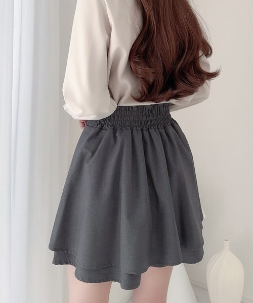 mily bilet(ミウィビレット)の「【mily bilet】メリハリのあるルックスが叶う。スリットデザインスカパン(スカート・レディース・グレー/ブラック・LARGE/MEDIUM/SMALL/X-LARGE)」の5枚目の写真