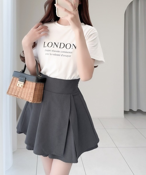 mily bilet(ミウィビレット)の「【mily bilet】メリハリのあるルックスが叶う。スリットデザインスカパン(スカート・レディース・グレー/ブラック・LARGE/MEDIUM/SMALL/X-LARGE)」の10枚目の写真