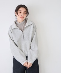 BAYFLOW | ハーフZIPショートプルオーバー(スウェット)