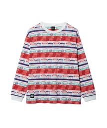 MEYAME ボーダーダブルロンT 赤と白　新品 MEYAME ボーダーダブルロンT 赤と白 新品 MEYAME メヤメ