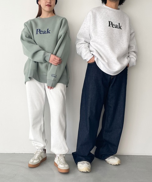 CANAL JEAN（キャナルジーン）の「1975 TOKYO　Peak起毛トレーナー（スウェット・レディース・ブラック/アッシュ/セージグリーン・LARGE/X-LARGE）」の13枚目の写真