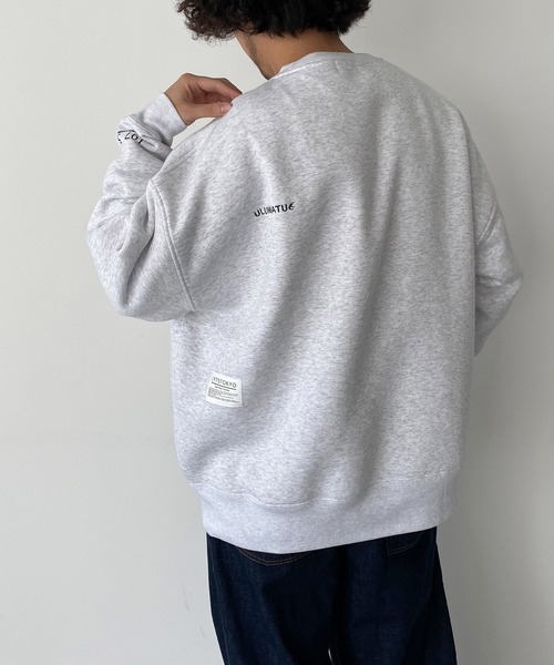 CANAL JEAN（キャナルジーン）の「1975 TOKYO　Peak起毛トレーナー（スウェット・レディース・ブラック/アッシュ/セージグリーン・LARGE/X-LARGE）」の15枚目の写真