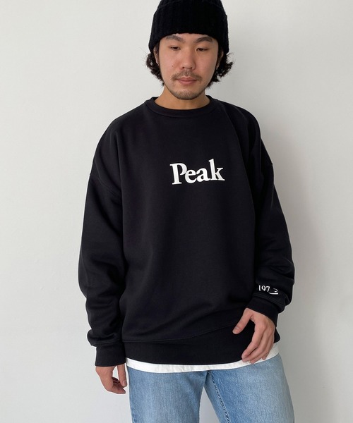 CANAL JEAN（キャナルジーン）の「1975 TOKYO　Peak起毛トレーナー（スウェット・レディース・ブラック/アッシュ/セージグリーン・LARGE/X-LARGE）」の14枚目の写真