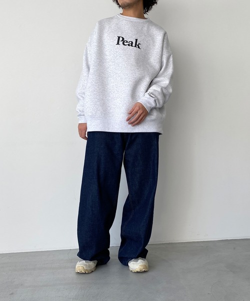 CANAL JEAN（キャナルジーン）の「1975 TOKYO　Peak起毛トレーナー（スウェット・レディース・ブラック/アッシュ/セージグリーン・LARGE/X-LARGE）」の18枚目の写真