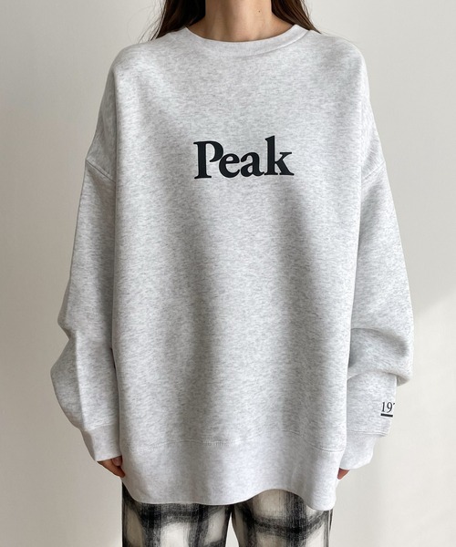 CANAL JEAN（キャナルジーン）の「1975 TOKYO　Peak起毛トレーナー（スウェット・レディース・ブラック/アッシュ/セージグリーン・LARGE/X-LARGE）」の20枚目の写真