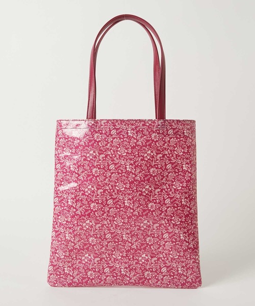 KATHARINE HAMNETT LONDON （キャサリンハムネットロンドン）の「KATHARINE HAMNETT LONDON/キャサリンハムネットロンドン オリジナル総花柄 スリムトートバッグ 83KH14（トートバッグ・レディース・ピンク/ブルー・FREE）」の11枚目の写真