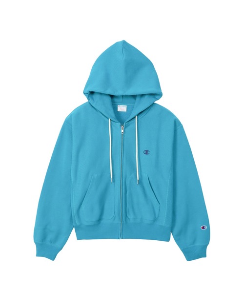 Champion(チャンピオン)の「【Champion/チャンピオン】レディース ジップフーデッドスウェットシャツ(パーカー・レディース・オレンジ系その他2/ダークグリーン系/オートミール/ターコイズブルー/グレー/ブラック系その他・LARGE/MEDIUM)」の5枚目の写真