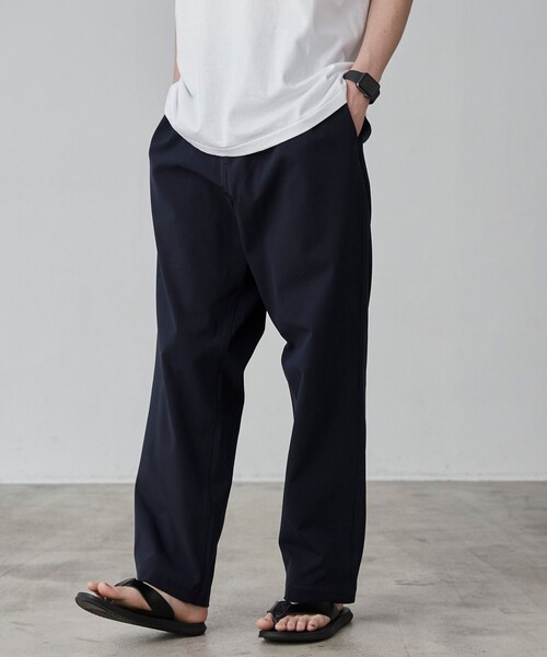 coen(コーエン)の「極楽FITテックワイドテーパードパンツ(スラックス・メンズ・ブラック/ダークグレー/ベージュ/その他1/その他2・S/M/L/XL)」の11枚目の写真
