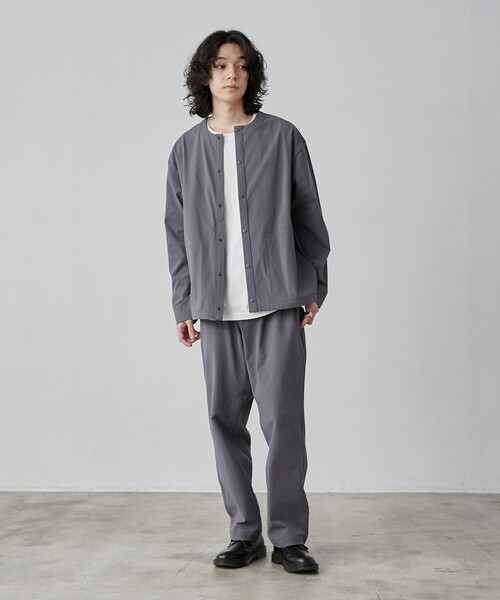 coen(コーエン)の「極楽FITテックワイドテーパードパンツ(スラックス・メンズ・ブラック/ダークグレー/ベージュ/その他1/その他2・S/M/L/XL)」の17枚目の写真