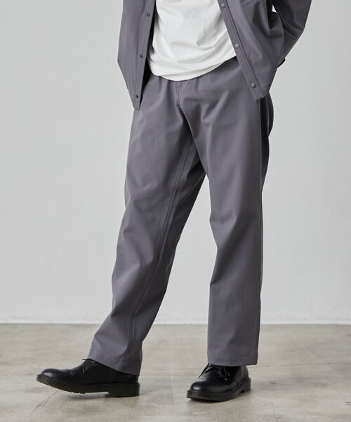 coen(コーエン)の「極楽FITテックワイドテーパードパンツ(スラックス・メンズ・ブラック/ダークグレー/ベージュ/その他1/その他2・S/M/L/XL)」の18枚目の写真