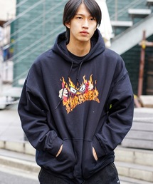 SUCKA FREE by NECKFACE HOODED SWEAT PARKA/スラッシャープルオーバーパーカー・フーディー