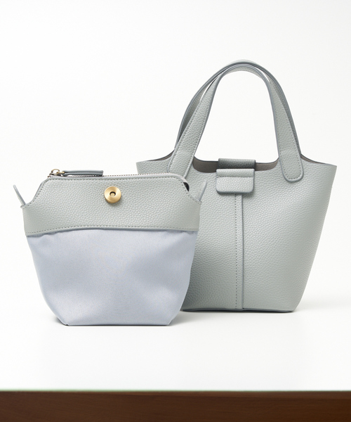 collex(コレックス)の「ポーチ付ミニショルダーバッグ(ショルダーバッグ・レディース・ベージュ/サックスブルー/ブラック・フリー)」の7枚目の写真