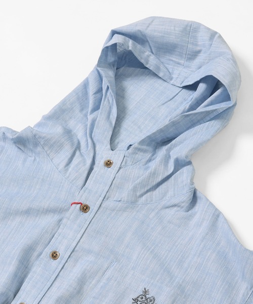 KRIFF MAYER Lady's Collection（クリフメイヤーレディースコレクション）の「チロリアン半袖シャツパーカー（シャツ/ブラウス・レディース・イエロー/ネイビー/カラフル/サックスブルー/オフホワイト・MEDIUM/LARGE）」の13枚目の写真