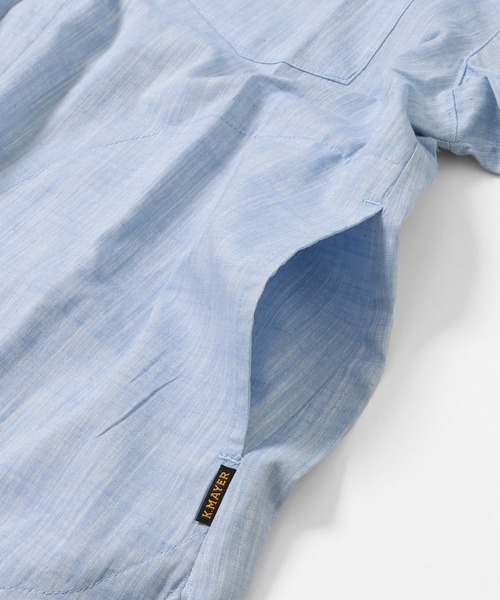 KRIFF MAYER Lady's Collection（クリフメイヤーレディースコレクション）の「チロリアン半袖シャツパーカー（シャツ/ブラウス・レディース・イエロー/ネイビー/カラフル/サックスブルー/オフホワイト・MEDIUM/LARGE）」の15枚目の写真