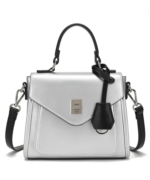 jouetie（ジュエティ）の「【jouetie/ジュエティ】キーハウス付き スムースフラップショルダーバッグ（ショルダーバッグ・レディース・ダークグリーン/ブラック/シルバー/オフホワイト・FREE）」の13枚目の写真