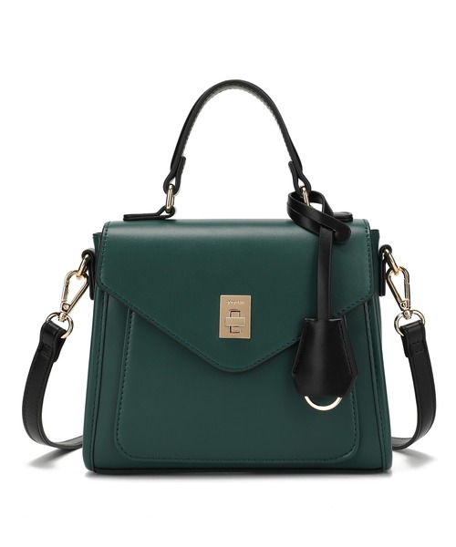 jouetie（ジュエティ）の「【jouetie/ジュエティ】キーハウス付き スムースフラップショルダーバッグ（ショルダーバッグ・レディース・ダークグリーン/ブラック/シルバー/オフホワイト・FREE）」の12枚目の写真