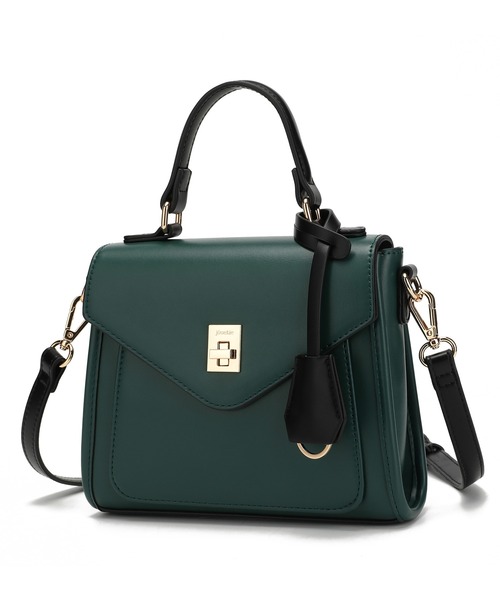 jouetie（ジュエティ）の「【jouetie/ジュエティ】キーハウス付き スムースフラップショルダーバッグ（ショルダーバッグ・レディース・ダークグリーン/ブラック/シルバー/オフホワイト・FREE）」の14枚目の写真