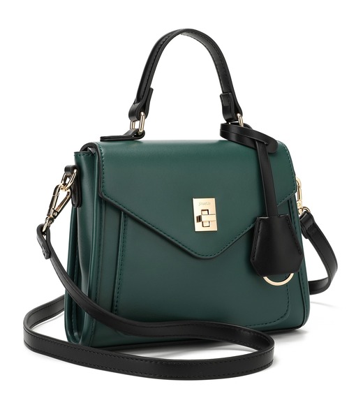 jouetie（ジュエティ）の「【jouetie/ジュエティ】キーハウス付き スムースフラップショルダーバッグ（ショルダーバッグ・レディース・ダークグリーン/ブラック/シルバー/オフホワイト・FREE）」の15枚目の写真