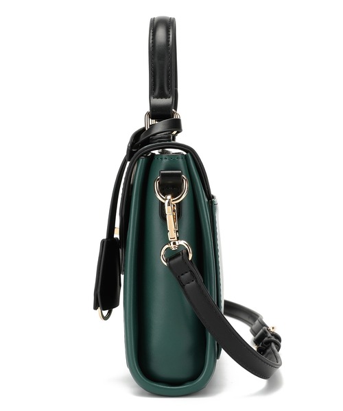 jouetie（ジュエティ）の「【jouetie/ジュエティ】キーハウス付き スムースフラップショルダーバッグ（ショルダーバッグ・レディース・ダークグリーン/ブラック/シルバー/オフホワイト・FREE）」の16枚目の写真