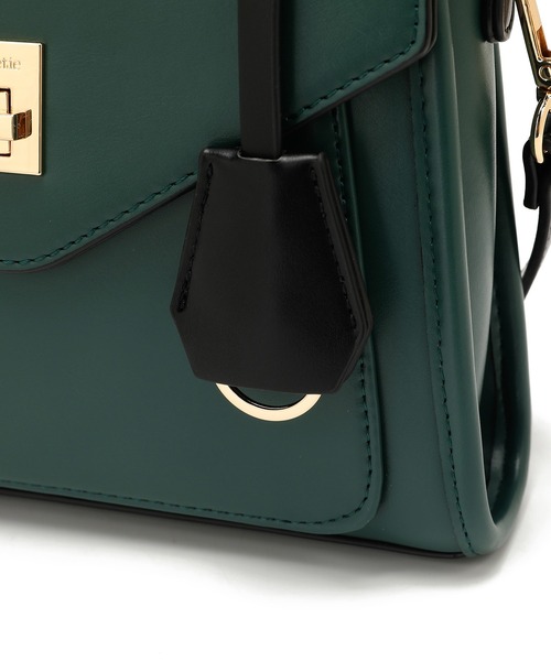 jouetie（ジュエティ）の「【jouetie/ジュエティ】キーハウス付き スムースフラップショルダーバッグ（ショルダーバッグ・レディース・ダークグリーン/ブラック/シルバー/オフホワイト・FREE）」の20枚目の写真