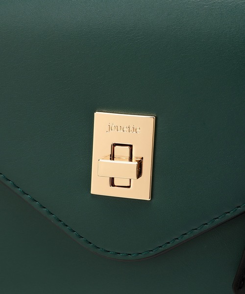 jouetie（ジュエティ）の「【jouetie/ジュエティ】キーハウス付き スムースフラップショルダーバッグ（ショルダーバッグ・レディース・ダークグリーン/ブラック/シルバー/オフホワイト・FREE）」の21枚目の写真
