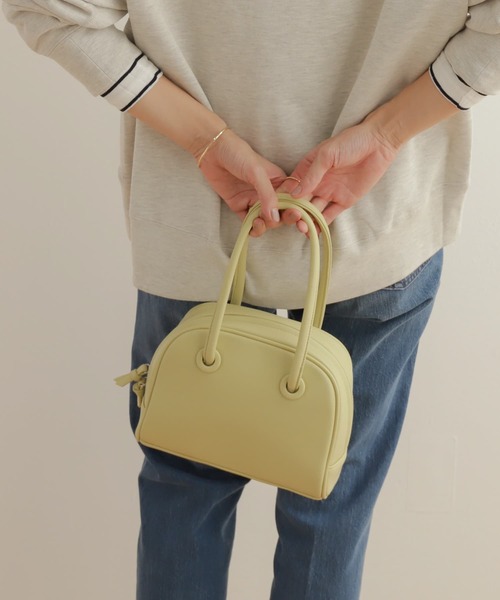 URBAN RESEARCH DOORS（アーバンリサーチドアーズ）の「アジャスターハンドルボストンバッグ（ボストンバッグ・レディース・ライトベージュ/イエロー系その他・-）」の3枚目の写真