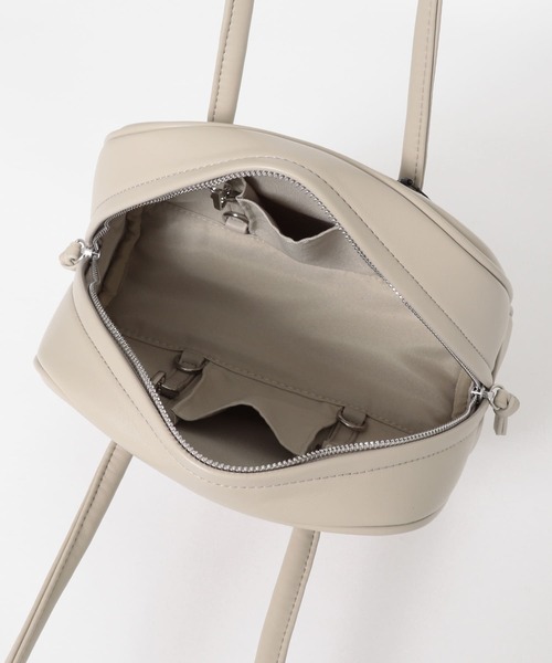 URBAN RESEARCH DOORS（アーバンリサーチドアーズ）の「アジャスターハンドルボストンバッグ（ボストンバッグ・レディース・ライトベージュ/イエロー系その他・-）」の12枚目の写真