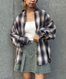 CIAOPANIC | 【2024SS】【リバイバル】オンブレチェックシャツ(シャツ/ブラウス)