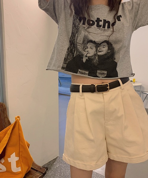 ALTROSE（アルトローズ）の「Ｔシャツ アナザー ショート丈 半袖 ヴィンテージ（Tシャツ/カットソー・レディース・グレー/ホワイト/ブラック・FREE）」の11枚目の写真