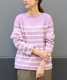 TRICOTS JEAN MARC（トリコットジーンマルク）の「【TRICOTS JEAN MARC】別注-ボーダーニットプルオーバー-ISLAND（ニット/セーター）」